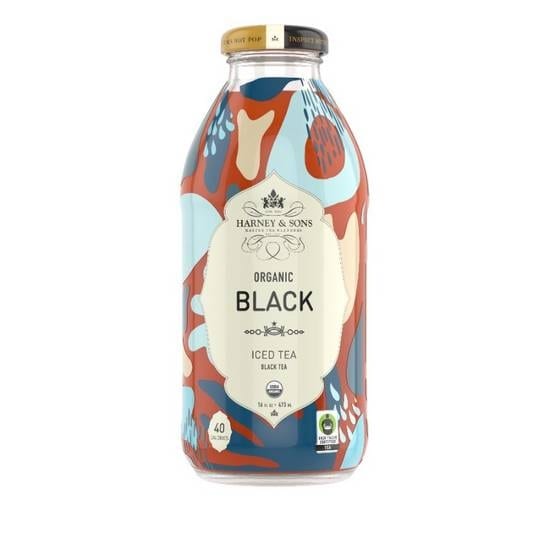H&S Organic Black Iced Tea 16oz (B).