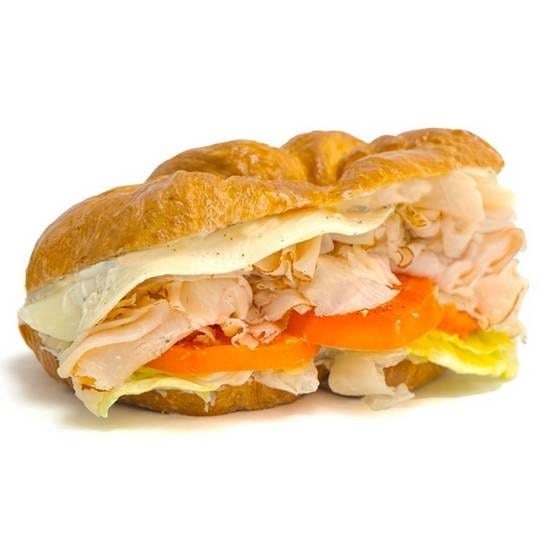 Croissant Roasted Turkey and Brie.