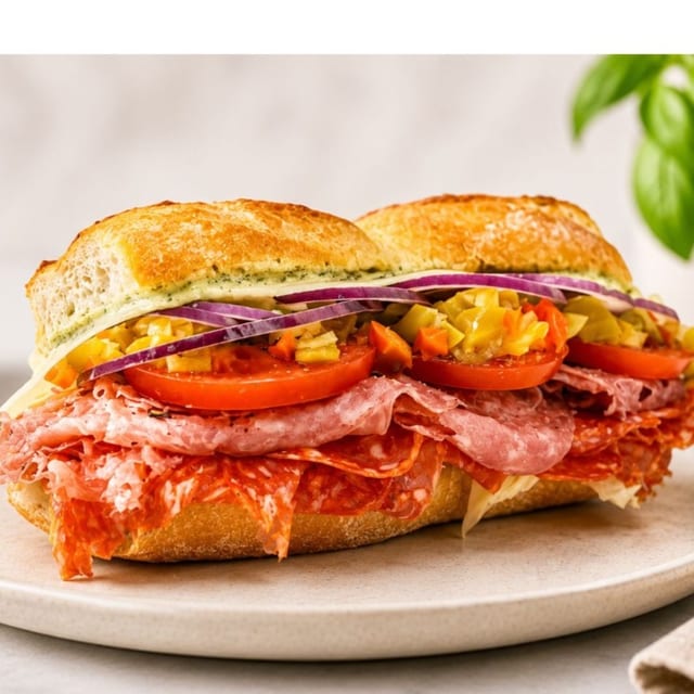 Italian Salami Combo Sandwich.