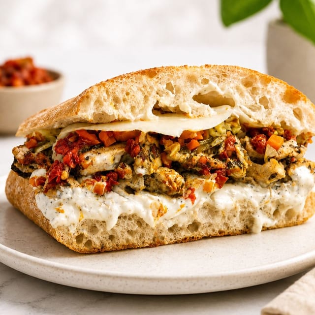 Spicy Chicken Breast Panini.