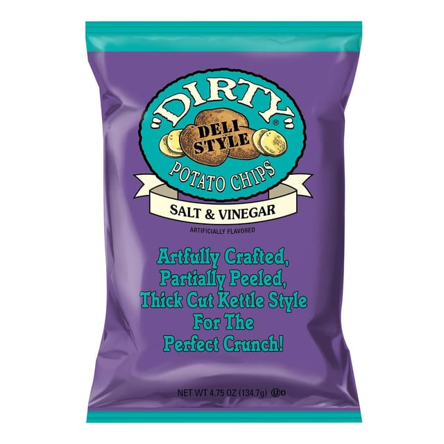 Dirty Salt & Vinegar Kettle Chips 2oz.