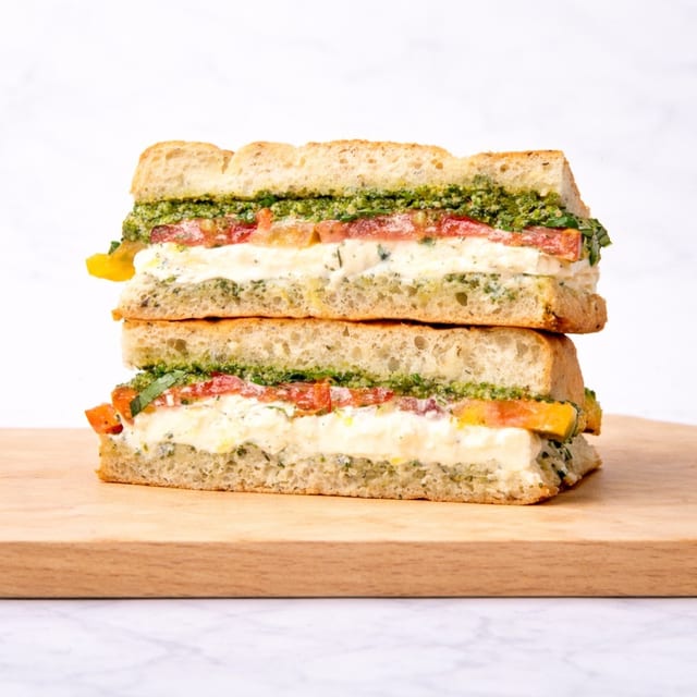 Caprese Burrata Sandwich.