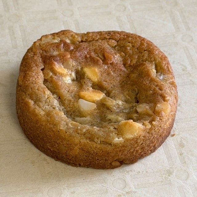 White Chocolate Macadamia Nut Gourmet Cookie.