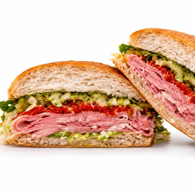 Italian Prosciutto Cotto Panini.