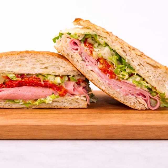 Italian Prosciutto Cotto Panini.