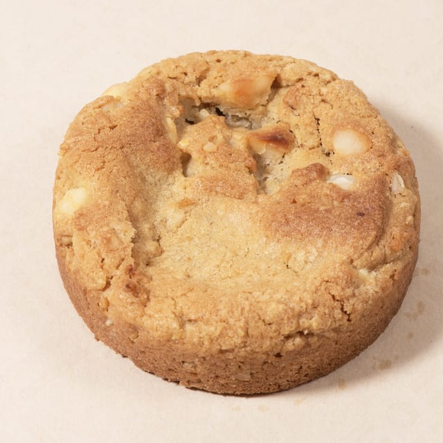 White Chocolate Macadamia Nut Gourmet Cookie.