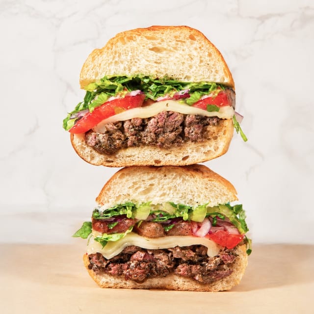 Sirloin Steak Chimichurri Sandwich.