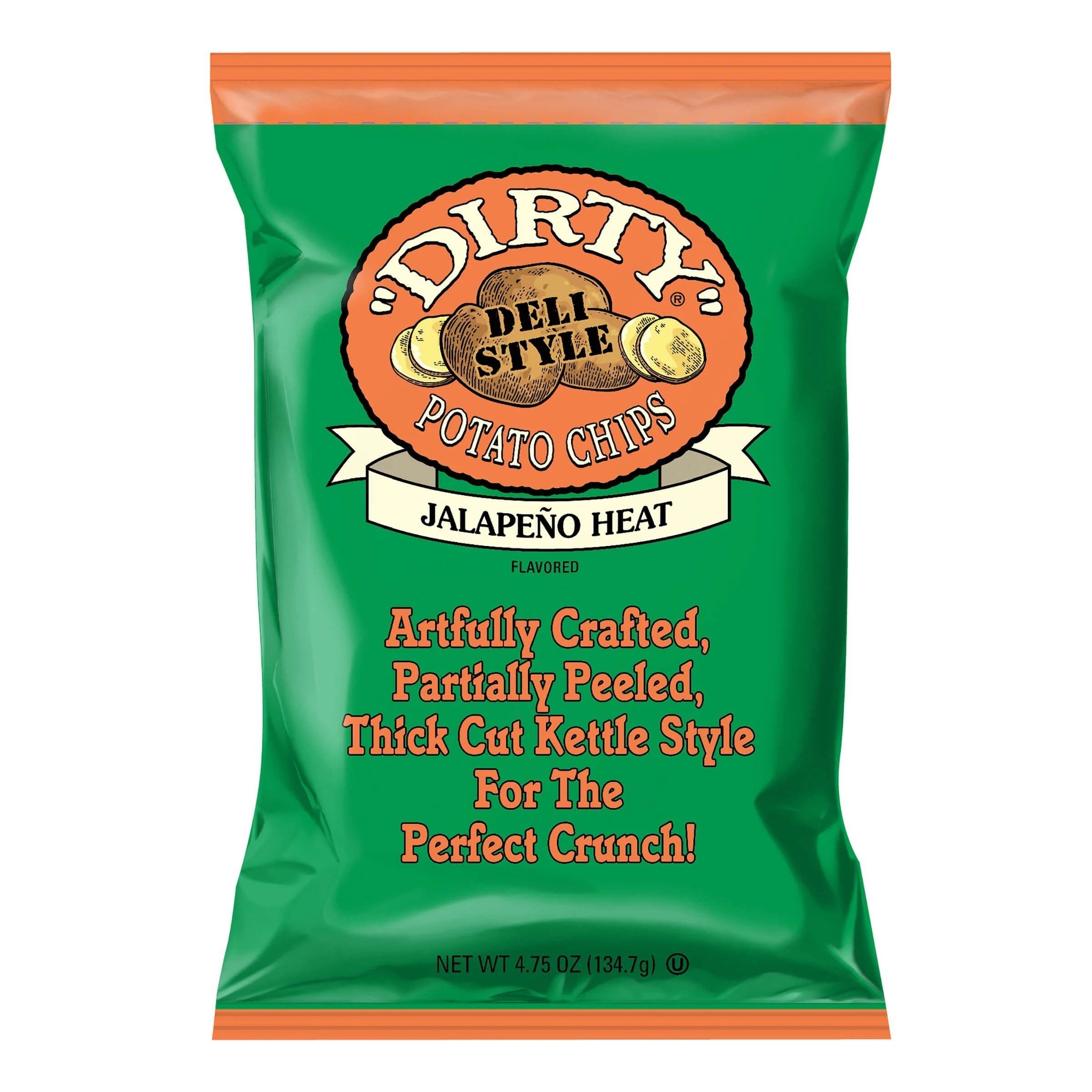 Dirty Jalapeno Heat Kettle Chips 2oz.