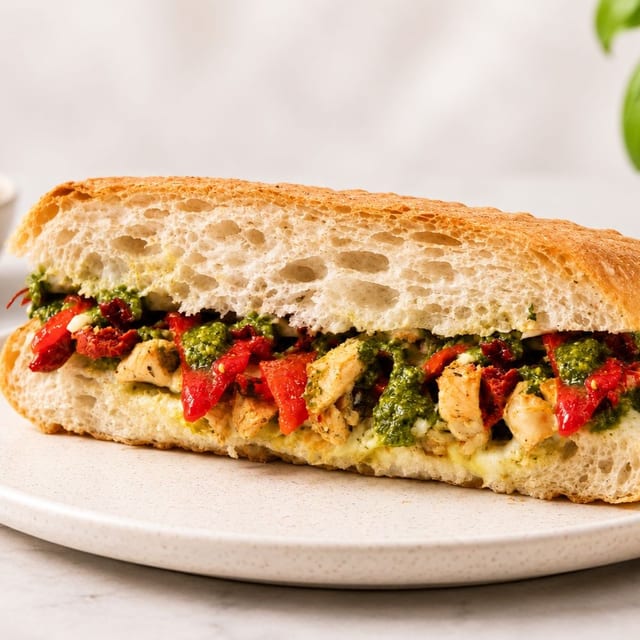 Chicken Pesto Panini.