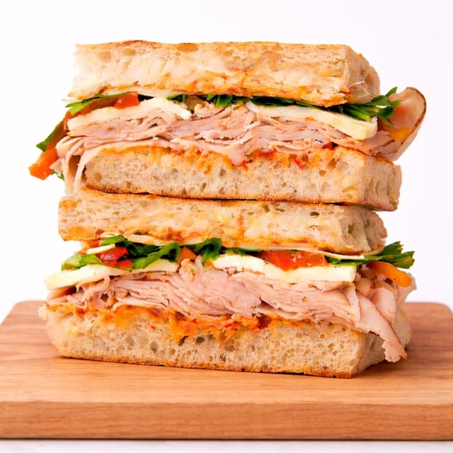 Roasted Turkey Pesto Panini - NEW.